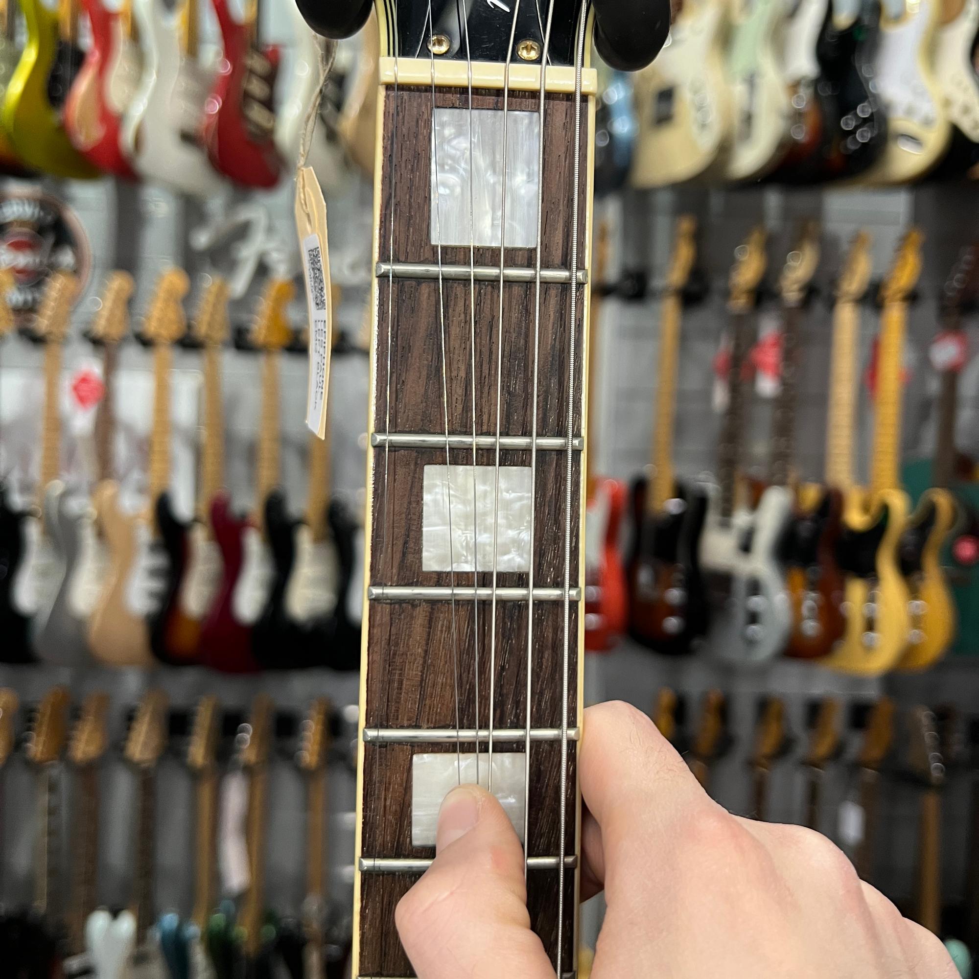 Epiphone Custom Les Paul Left Black Emg - Thumbnail 4