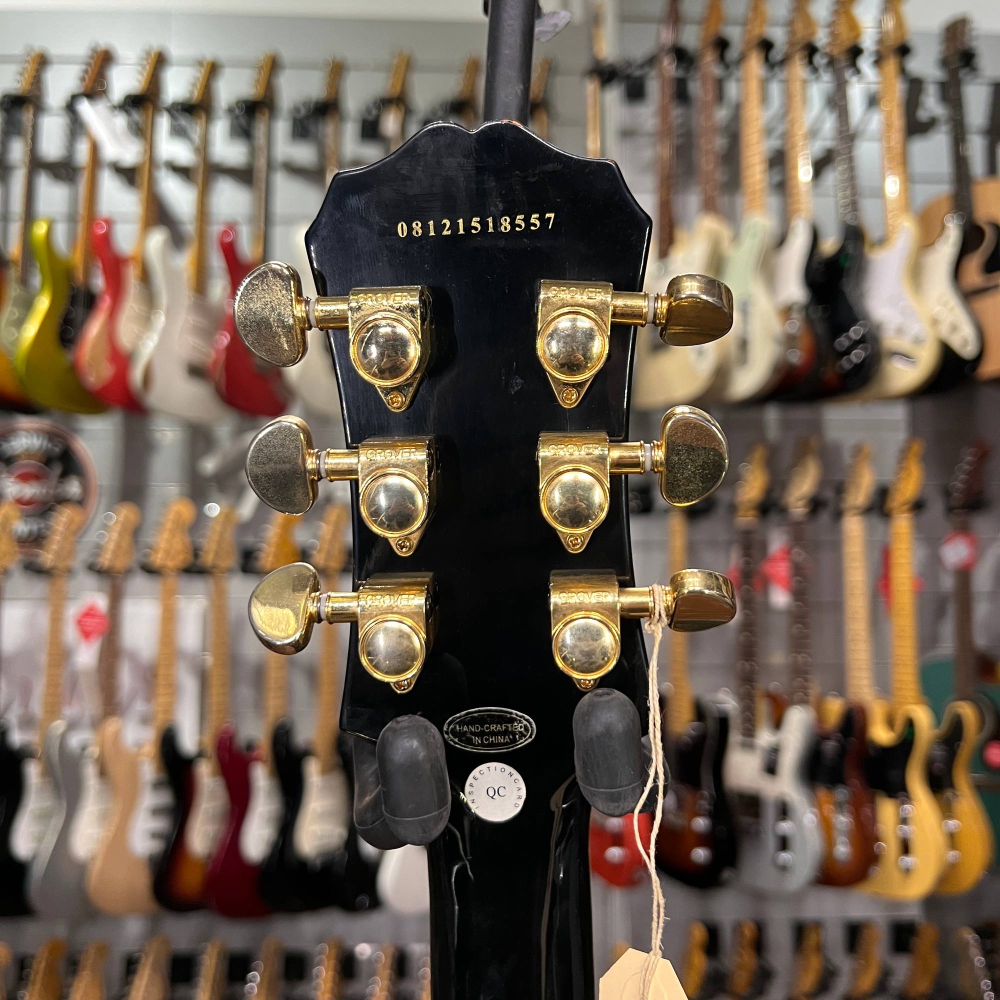 Epiphone Custom Les Paul Left Black Emg - Thumbnail 6