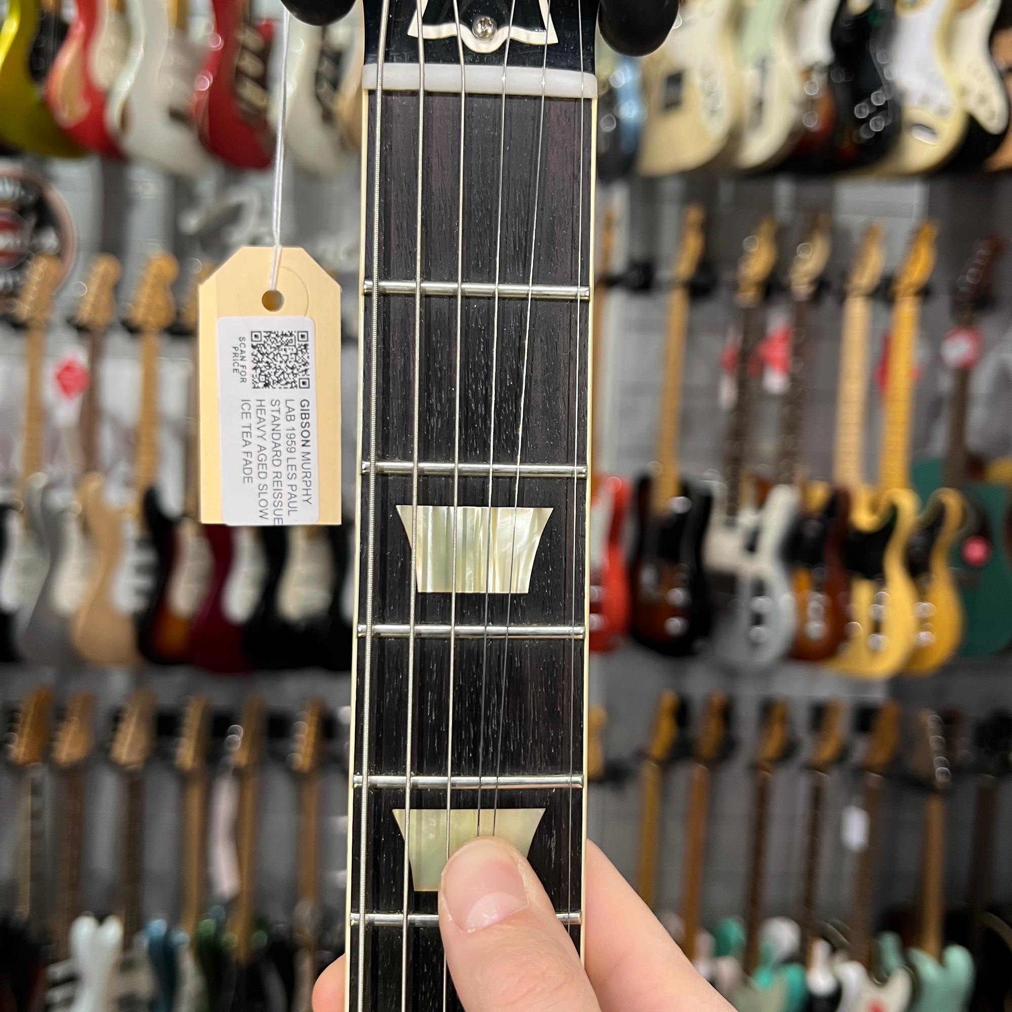 Gibson Murphy Lab 1959 Les Paul Standard Reissue Heavy Aged Slow Ice Tea Fade - Thumbnail 4