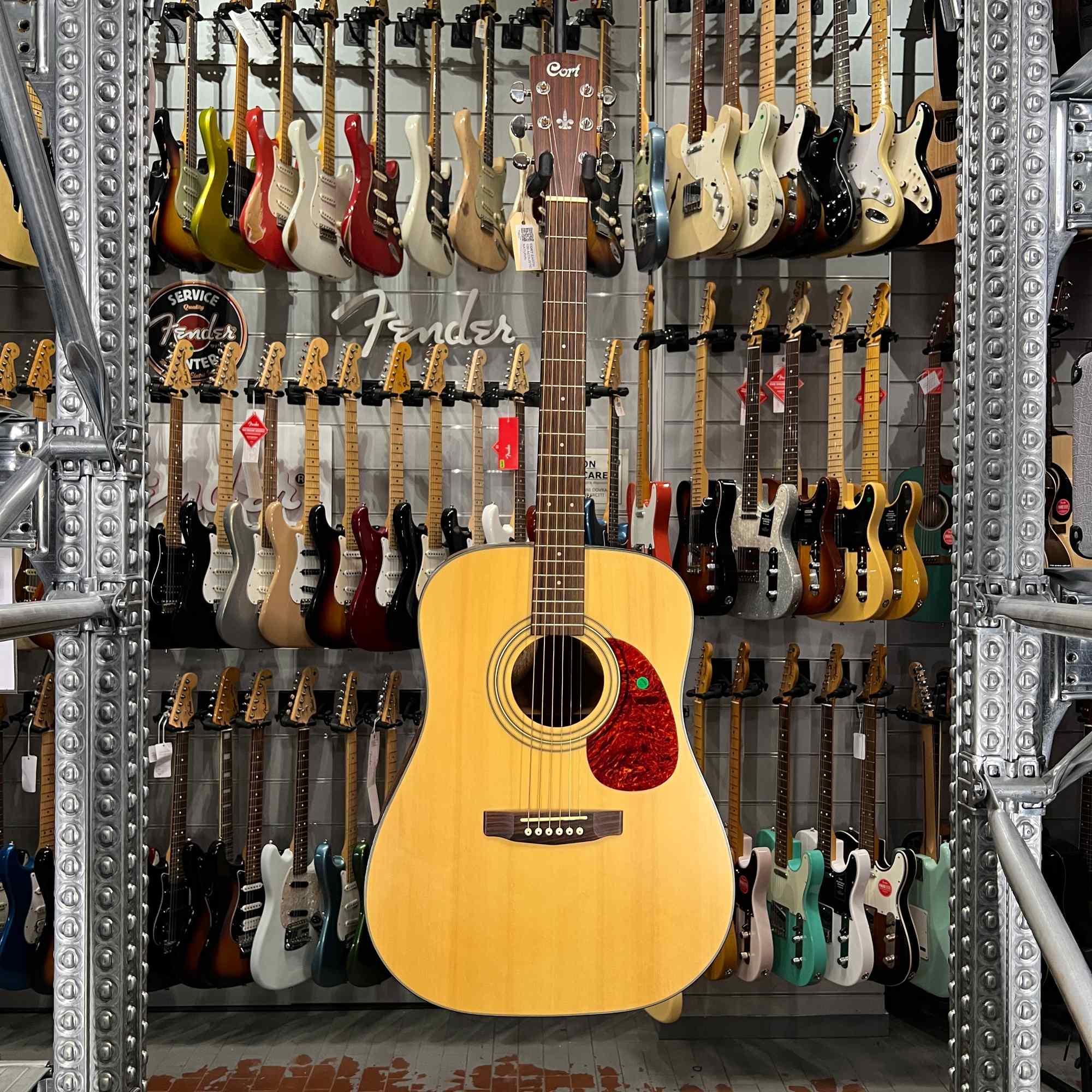 Cort Earth 100 Dreadnought Acoustic Natural - Thumbnail 2