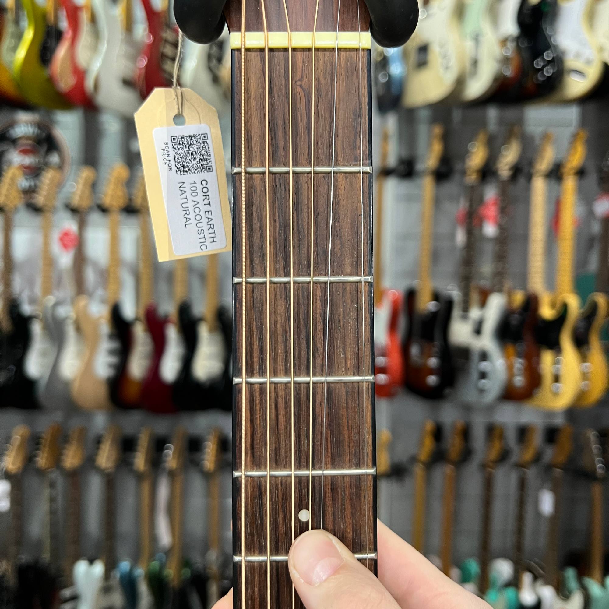 Cort Earth 100 Dreadnought Acoustic Natural - Thumbnail 4
