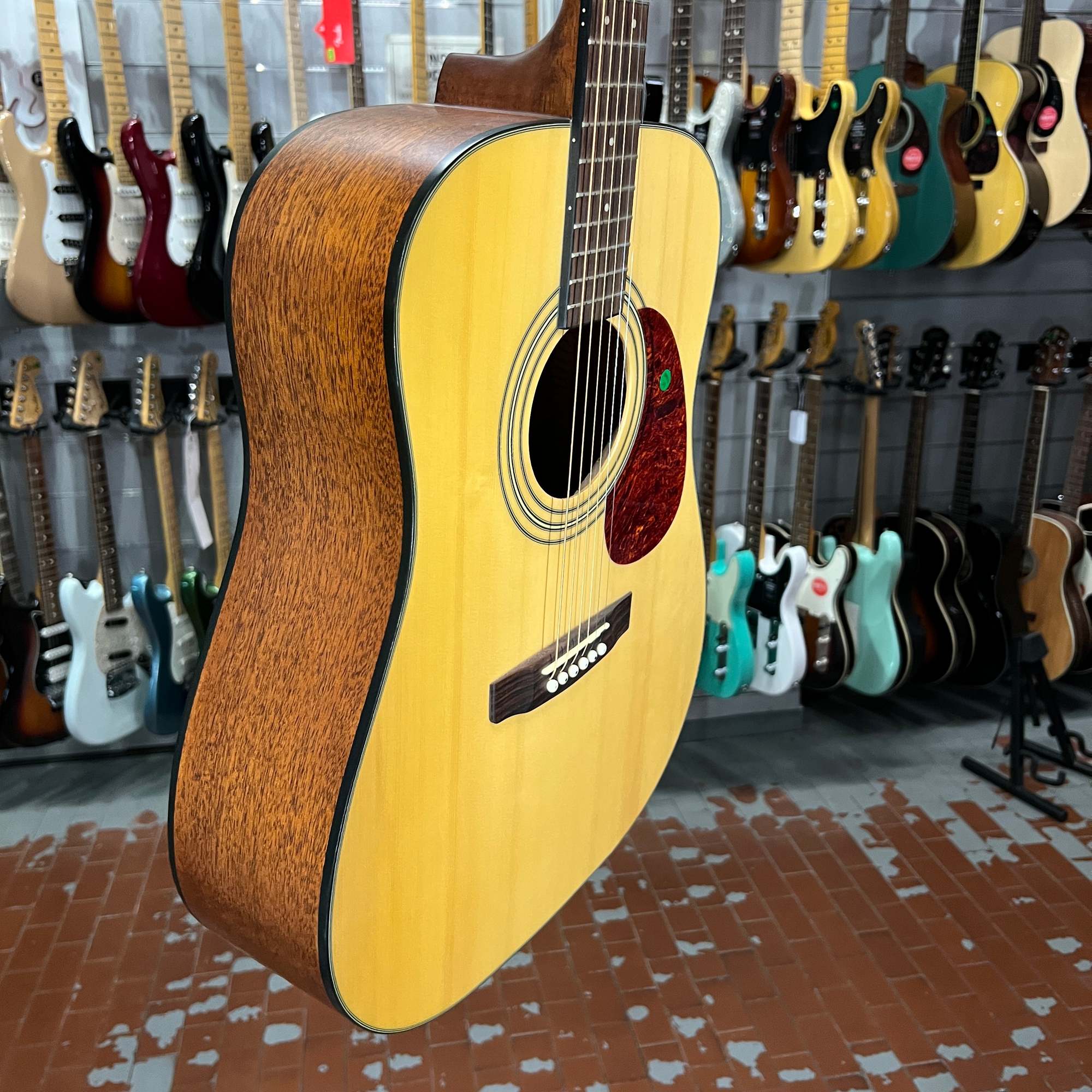 Cort Earth 100 Dreadnought Acoustic Natural - Thumbnail 5