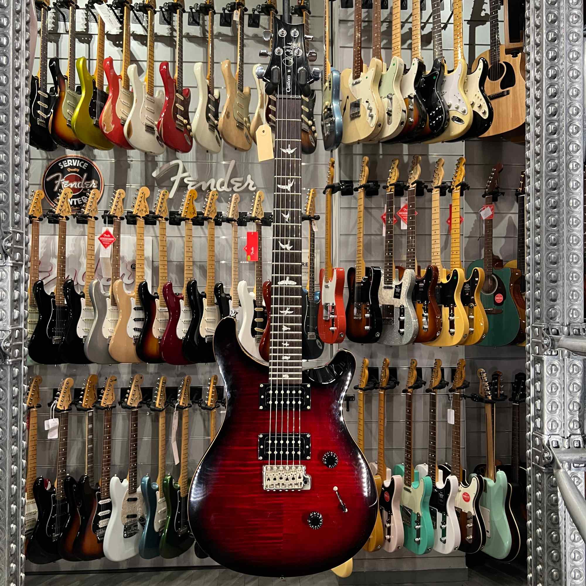 Prs Se Custom 24 Dark Cherry Burst Korea - Thumbnail 2