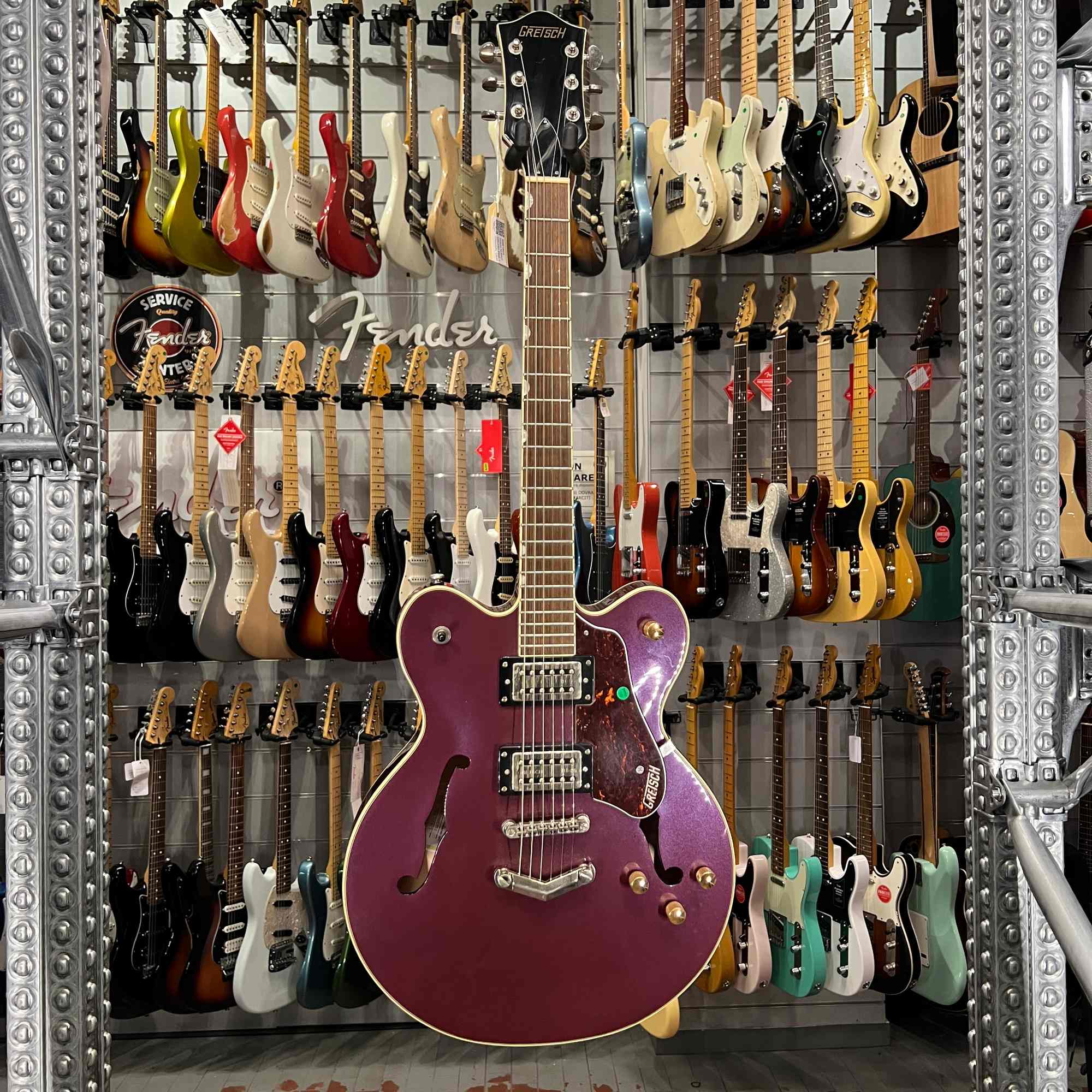 Gretsch G2622 Burnt Orchid Pink + Original Case - Thumbnail 2