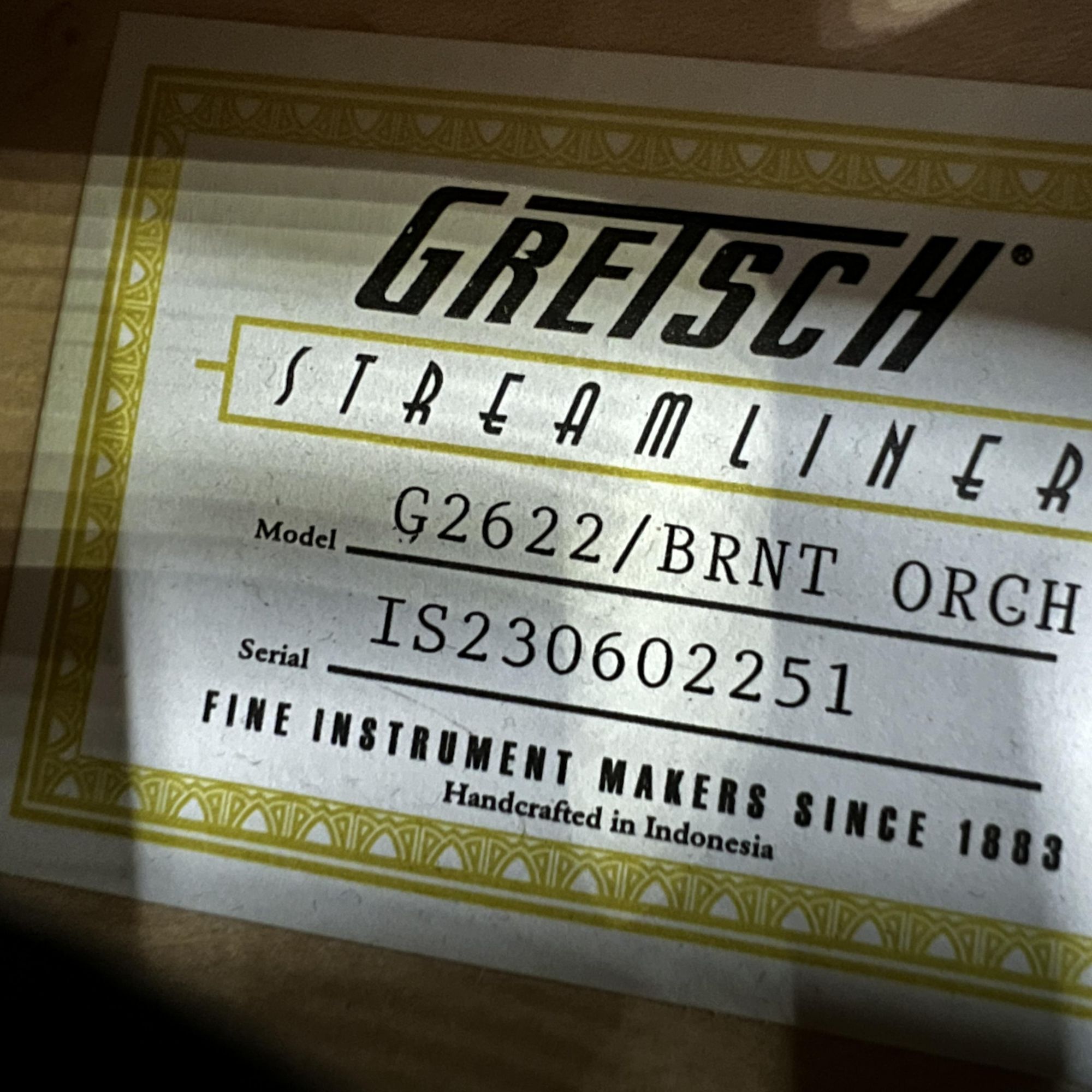Gretsch G2622 Burnt Orchid Pink + Original Case - Thumbnail 5