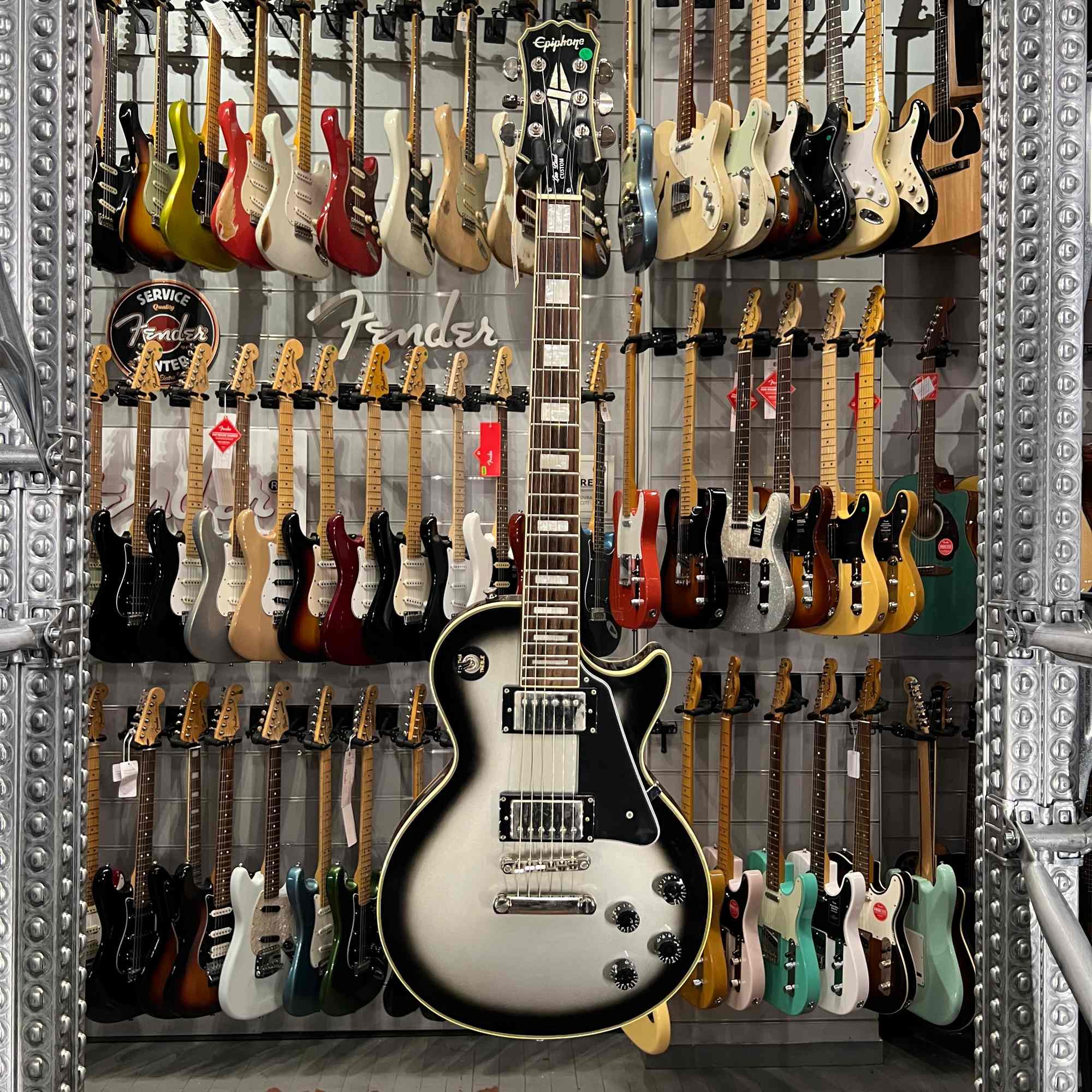 Epiphone Les Paul Custom Silver Burst - Thumbnail 2