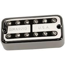 DiMarzio NewTron Bridge F-spaced Nickel/Black - DP292FNBK