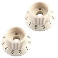 FENDER S-1 Switch Stratocaster Knobs Stratocaster, Parchment 0059267049