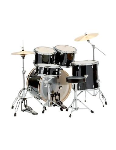 TAMBURO T5 T5P20BSSK CON ASTE E PIATTI BLACK SPARKLE