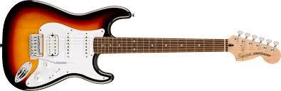 SQUIER Affinity Series Stratocaster Junior HSS, Laurel Fingerboard, White Pickguard, 3-Color Sunburst - 0378180500