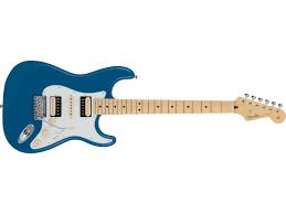 FENDER 2024 Collection Made in Japan Hybrid II Stratocaster HSH, Maple Fingerboard, Forest Blue - 5661402318