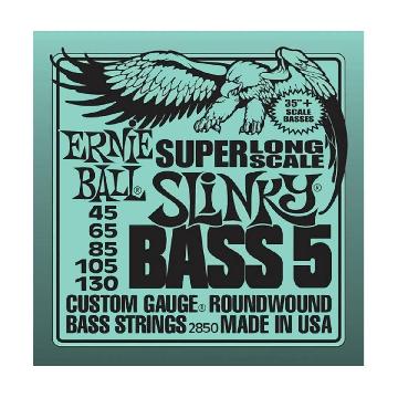 ERNIE BALL 2850 - Super Long Scale 5-String Slinky Bass5 45-130