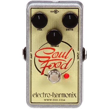 ELECTRO HARMONIX SOUL FOOD Transparent overdrive 9.6DC-200 PSU included