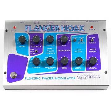 ELECTRO HARMONIX FLANGER HOAX Phaser/Flanger Modulator  18DC-500 PSU included
