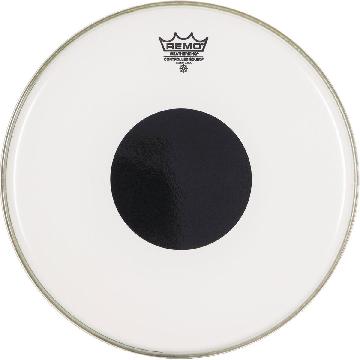 Remo Cs-0218-10 - Remo-pelle C.s. Smooth White 18 C/dot Black T - Batterie / Percussioni Accessori - Pelli e Cerchi