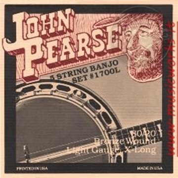 JOHN PEARSE 1700L CORDE BANJO 5 CORDE