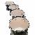 Tama Cclt4l-tpb - Con 12 13 14 16 Toms - Superstar Classic