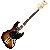 Fender American Performer Jazz Bass Rw 3 Color Sunburst 0198610300