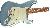 Fender Vintera 60s Stratocaster Pf Ice Blue Metallic  0149983383