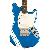 Squier Fsr Classic Vibe 60s Competition Mustang  Lake Placid Blue With Olympic White Stripes   0374079502