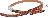 Gretsch Gretsch Vintage Tooled Leather Guitar Strap, Russet - 9220021000