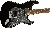 Squier Fsr Affinity Series Stratocaster Hss, Laurel Fingerboard, Metallic Black Pickguard, Metallic Black - 0378108565