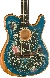 Fender American Acoustasonic Telecaster, Ebony Fingerboard, Blue Paisley - 0972313112