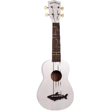 Kala Mk-ss/wht - Ukulele Soprano Shark - Great White - C/borsa - Chitarre Chitarre - Ukulele Banjo e Mandolini