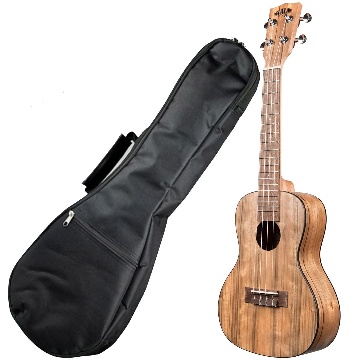 Kala KA-PWC - Pacific Walnut - ukulele concerto - c/borsa