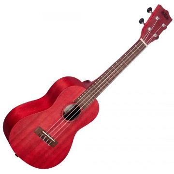 Kala KA-MRT-RED-C - Watercolor Meranti - ukulele concerto Adobe Red