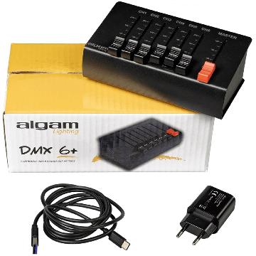 Algam Lighting DMX 6+ Controller DMX 6 Canali