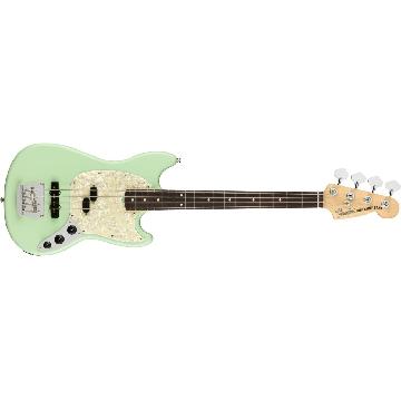 Fender American Performer Mustang Bass Rw Satin Surf Green  0198620357 - Bassi Bassi - Elettrici 4 Corde