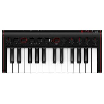 IK Multimedia iRig Keys 2 MINI - Tastiera MIDI/Controller universale con 25 tasti mini