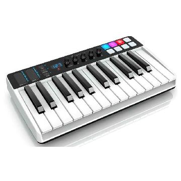 IK Multimedia iRig Keys I/O 25 - Master keyboard a 25 tasti per sistemi PC. MAC. iPad. iPhone con interfaccia audio integrata