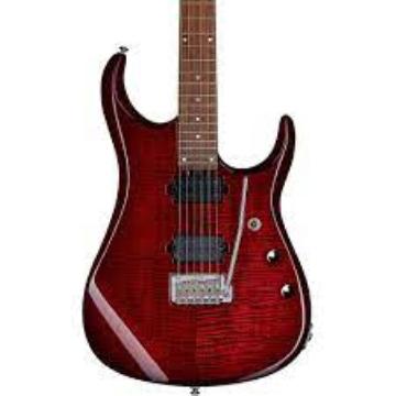 STERLING BY MUSIC MAN JP150 6 FLAME ROYAL RED