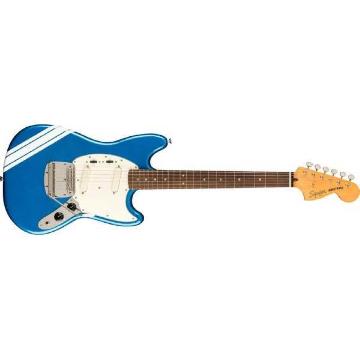SQUIER FSR Classic Vibe 60s Competition Mustang  Lake Placid Blue with Olympic White Stripes   0374079502