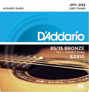 D ADDARIO EZ 910 AMERICAN BRONZE 11-52