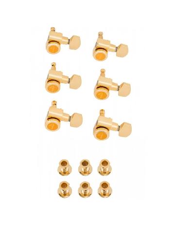 FENDER Locking Stratocaster - Telecaster Staggered Tuning Machines GOLD 6  0990818200
