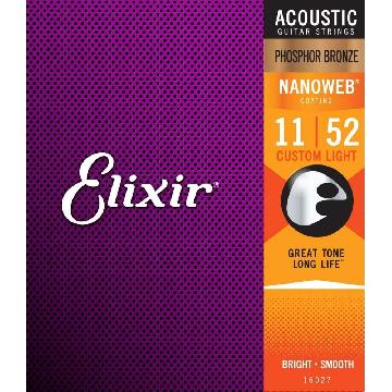 Elixir Nanoweb 11-52 Muta Acustica 11027 - Chitarre Accessori - Corde