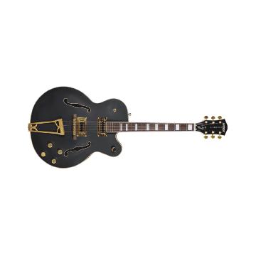 GRETSCH G5191BK Tim Armstrong Signature Electromatic Hollow Body, Gold Hardware, Flat Black - 2516000506