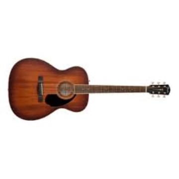 FENDER PS-220E Parlor, All Mahogany, Ovangkol Fingerboard, Aged Cognac Burst - 0970320337