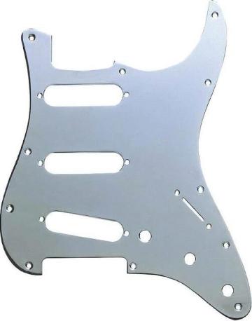 FENDER Pickguard, Stratocaster S/S/S, 11-Hole Mount, Chrome-Plated, 1-Ply - 0991360100