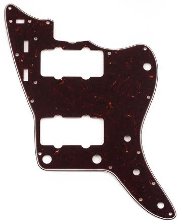 FENDER Pure Vintage Pickguard, 65 Jazzmaster, 13-Hole Mount, Brown Shell, 3-Ply - 0094459049