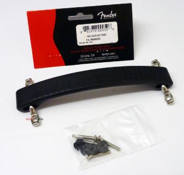 Fender Pure Vintage Dog Bone Amplifier Handle, Molded Black, 2-screw Mount - 0990943000 - Chitarre Componenti - Hardware e Componenti Vari