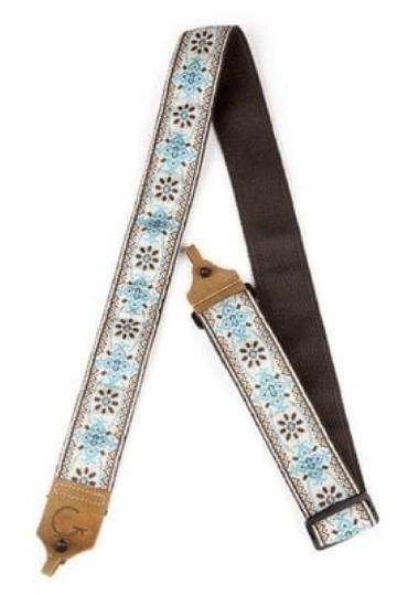 GRETSCH G Brand Banjo Strap Blue/Brown - 9220070101