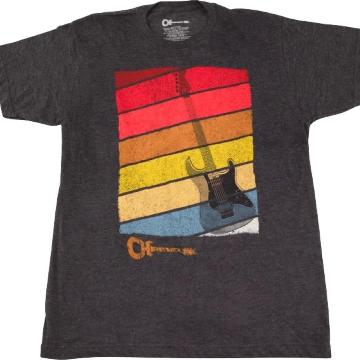 CHARVEL Charvel Sunset T-Shirt, Charcoal, M - 9922787506