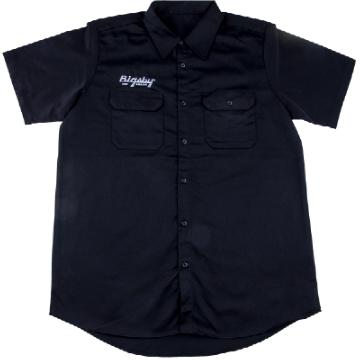 BIGSBY Bigsby True Vibrato Work Shirt, Black, S - 1808897406