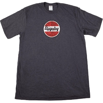 Bigsby Bigsby Round Logo T-shirt, Gray, S - 1802758406 - Bassi Merchandising