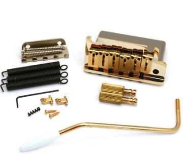 FENDER American Series Stratocaster (86-07) Tremolo Bridge Assembly (Gold) - 0992050200