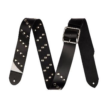 Jackson Jackson Diagonal Stud Leather Strap, Black, 2.5 - 2993377100 - Chitarre Merchandising